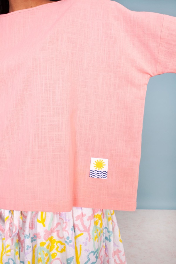 L.F.Markey Basic Linen Top - Pink L.F.Markey Basic Linen Top - Pink