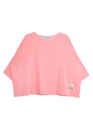 L.F.Markey Basic Linen Top - Pink L.F.Markey Basic Linen Top - Pink