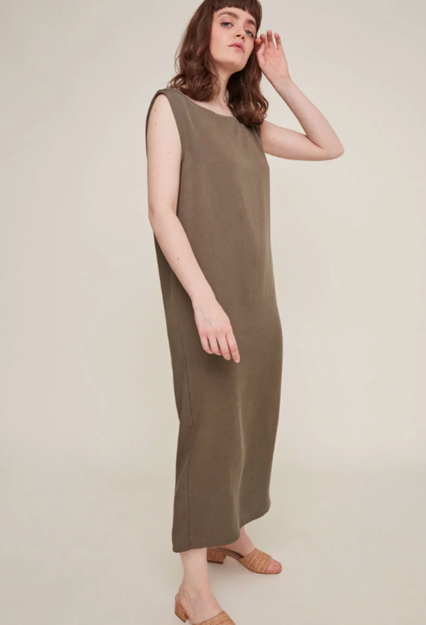 Rita Row Descendant Julia Dress - Kaki Rita Row Descendant Julia Dress - Kaki