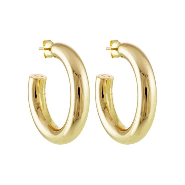 Machete 1" Perfect Hoops - 14k Gold Machete 1" Perfect Hoops - 14k Gold