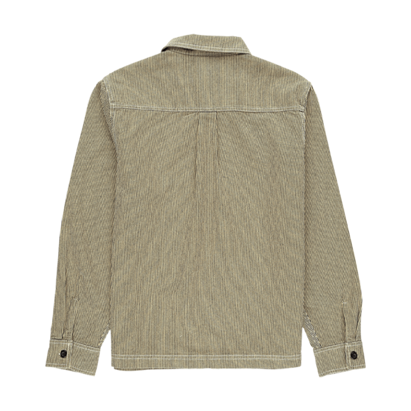 Stussy Overdyed Hickory Long Sleeve Zip 