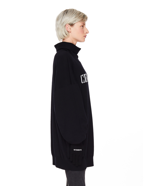 Vetements Censored Wool Turtleneck Vetements Censored Wool Turtleneck