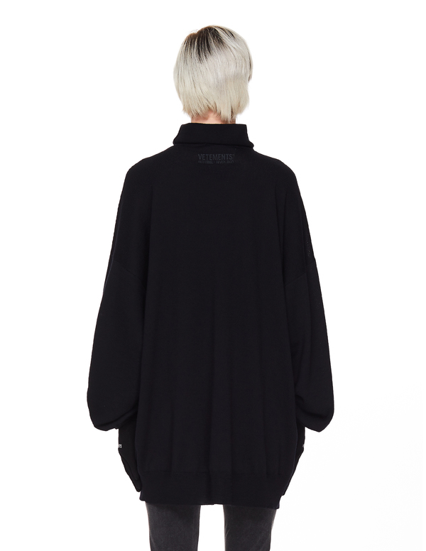 Vetements Censored Wool Turtleneck Vetements Censored Wool Turtleneck