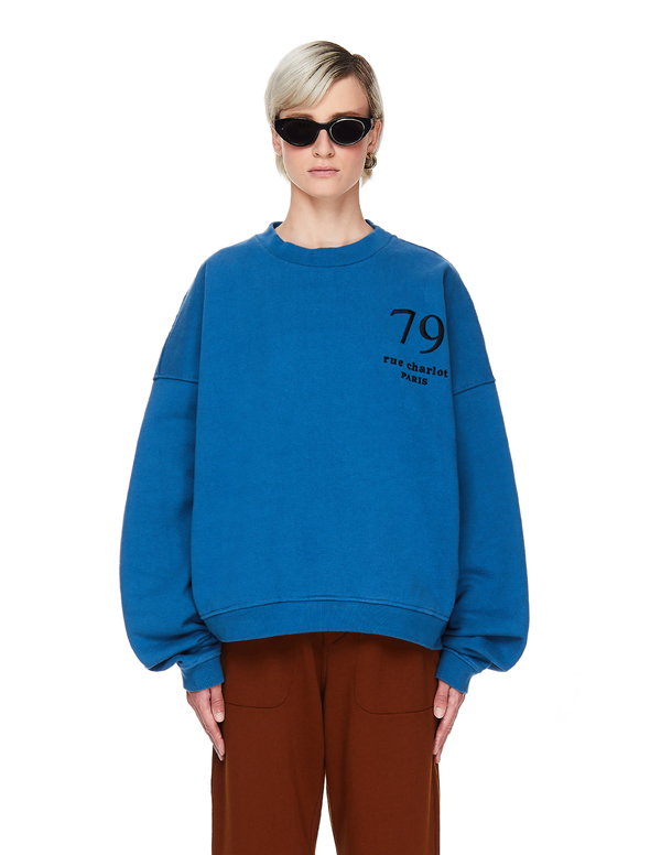 Enfants Riches Deprimes 79 Rue Charlot Sweatshirt - Blue Enfants Riches Deprimes 79 Rue Charlot Sweatshirt - Blue