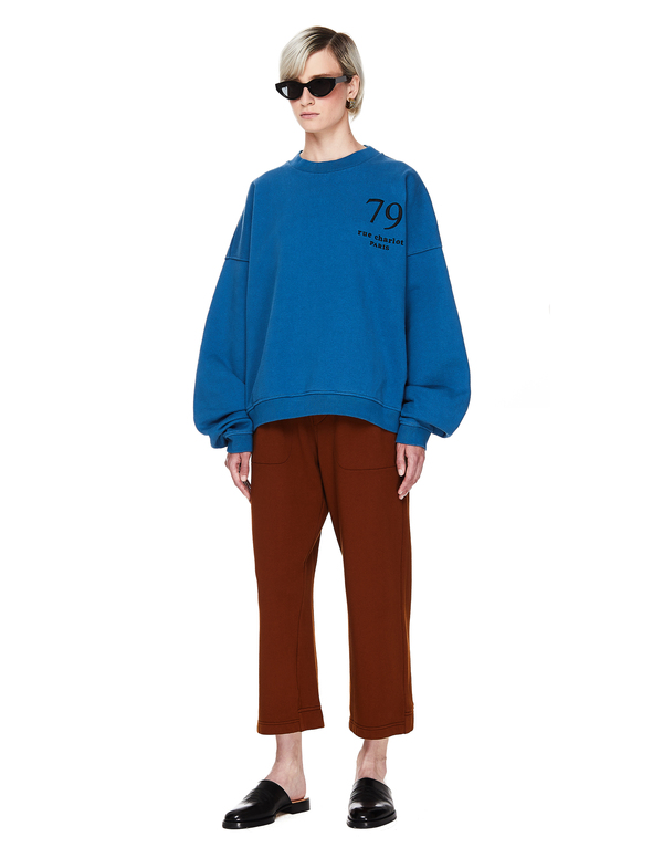 Enfants Riches Deprimes 79 Rue Charlot Sweatshirt - Blue Enfants Riches Deprimes 79 Rue Charlot Sweatshirt - Blue