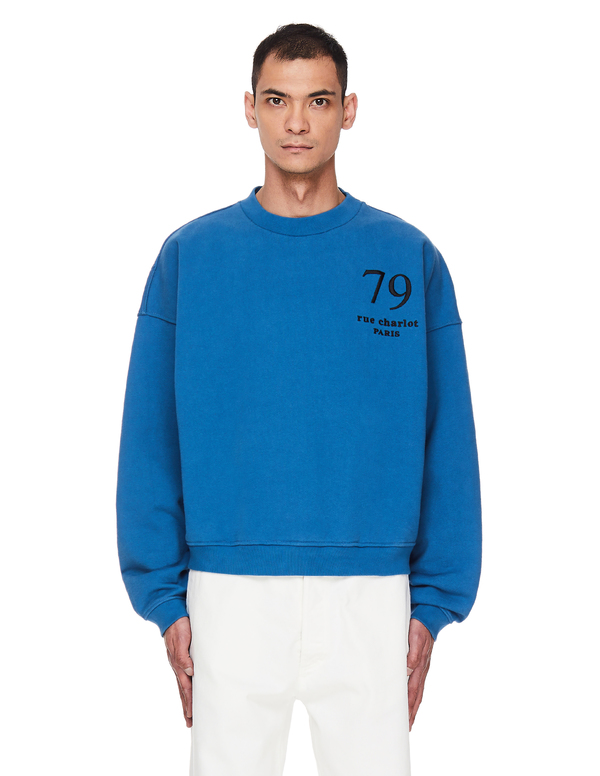 Enfants Riches Deprimes 79 Rue Charlot Sweatshirt - Blue Enfants Riches Deprimes 79 Rue Charlot Sweatshirt - Blue