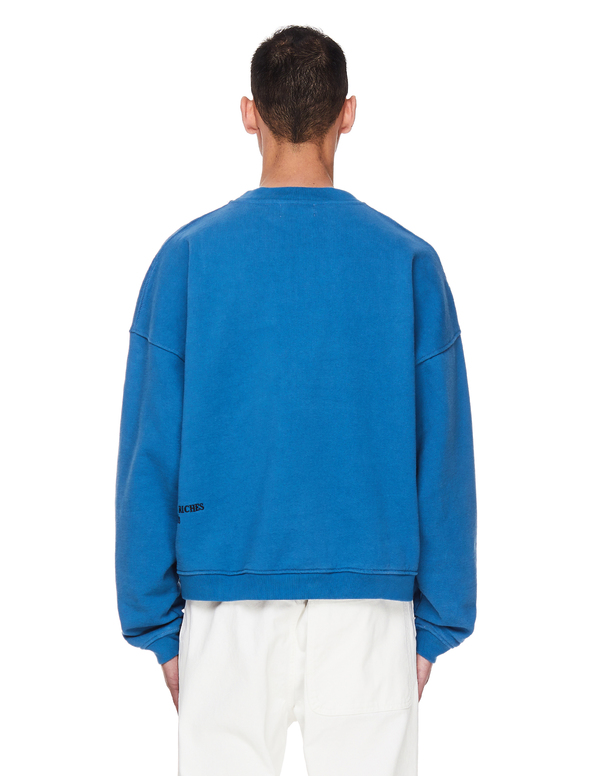 Enfants Riches Deprimes 79 Rue Charlot Sweatshirt - Blue Enfants Riches Deprimes 79 Rue Charlot Sweatshirt - Blue
