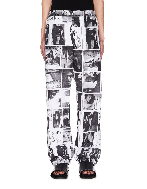 Enfants Riches Deprimes Photo Printed Trousers Enfants Riches Deprimes Photo Printed Trousers