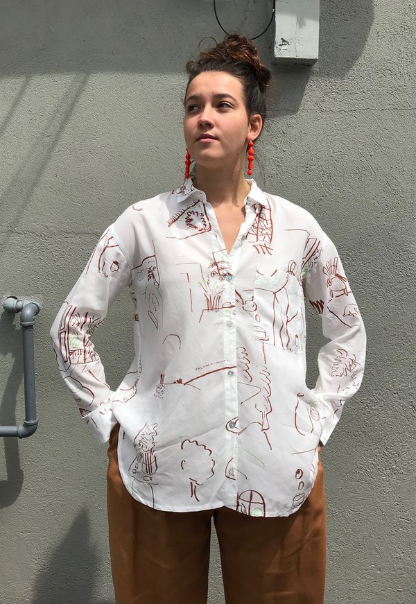 Paloma Wool Misa Shirt - Off White Paloma Wool Misa Shirt - Off White