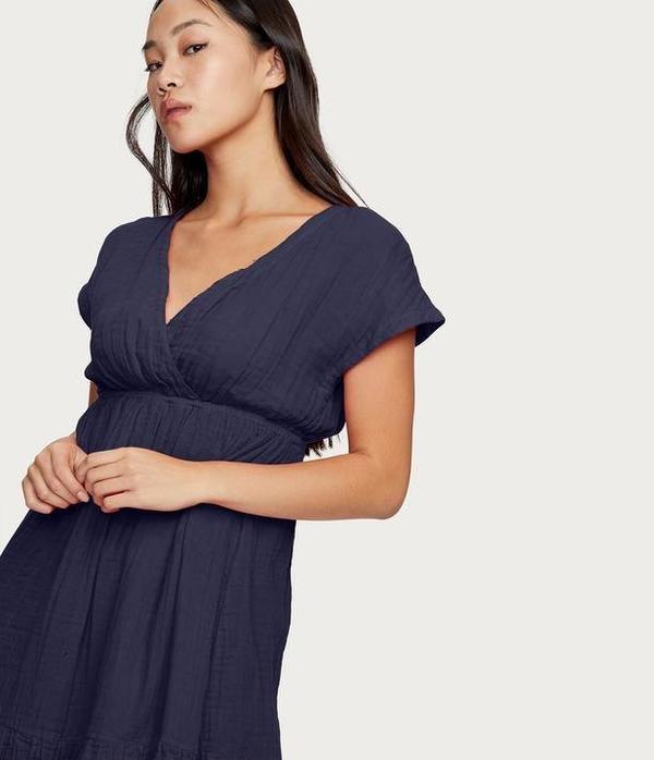 Michael Stars Illana Surplice Midi Dress Michael Stars Illana Surplice Midi Dress