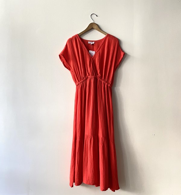 Michael Stars Illana Surplice Midi Dress Michael Stars Illana Surplice Midi Dress