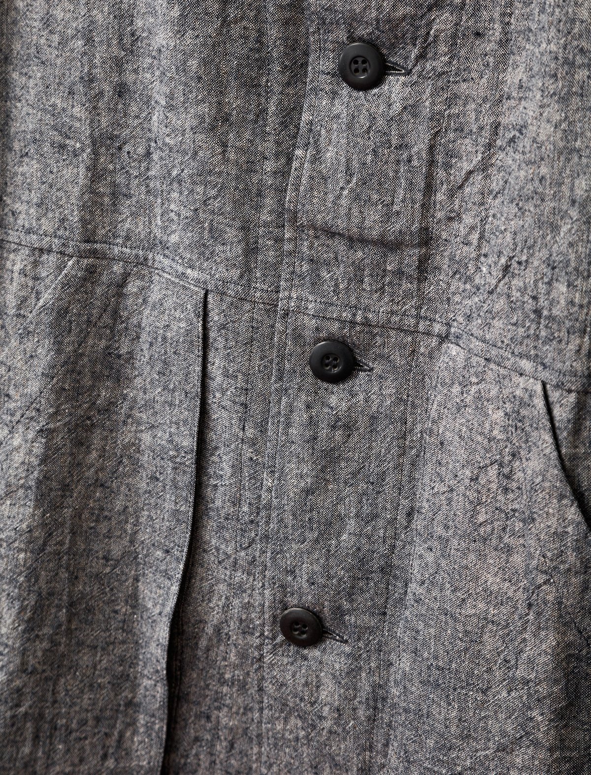 FRANK LEDER linen blouson