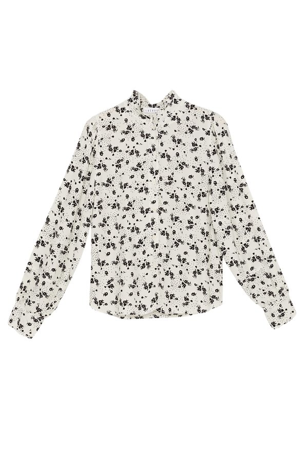 Lacausa Georgette Raven Blouse - Panna Cotta Lacausa Georgette Raven Blouse - Panna Cotta
