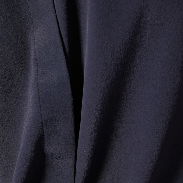 Marella Dalila Tie-front Silk Shirt - Midnight Blue Marella Dalila Tie-front Silk Shirt - Midnight Blue