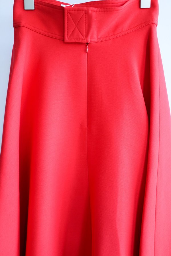 [pre-loved] Christian Dior A Line Skirt - Red