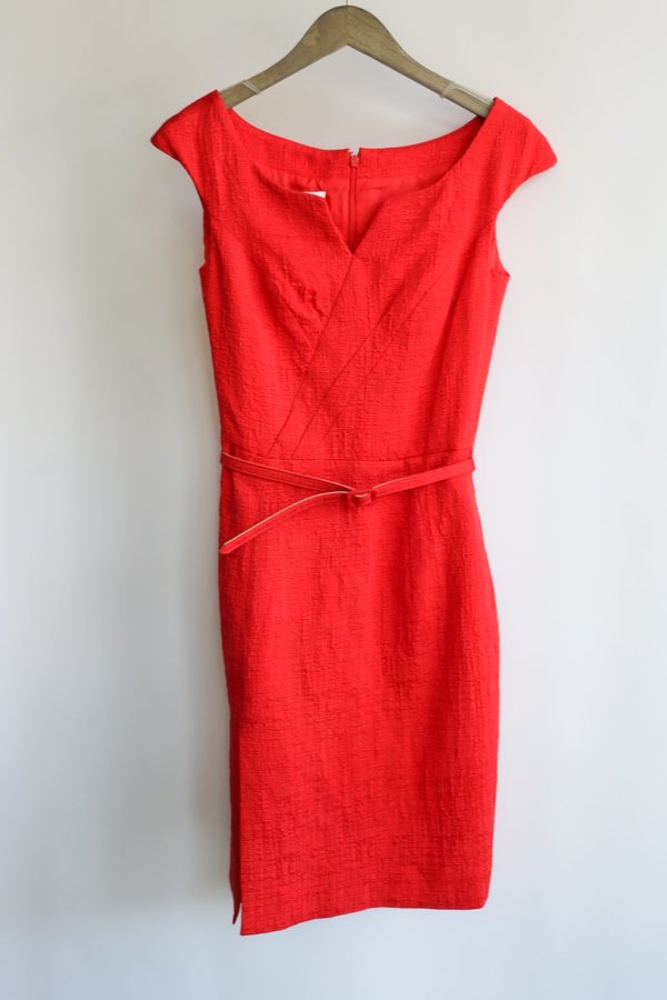 oscar de la renta red dress