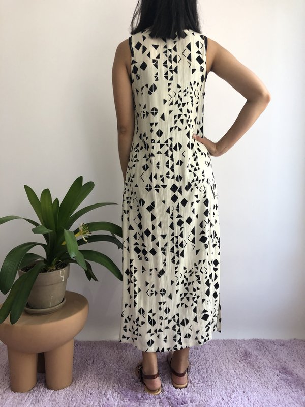 Melow Design Amun-ra Dress - Ecru Et Noir Melow Design Amun-ra Dress - Ecru Et Noir