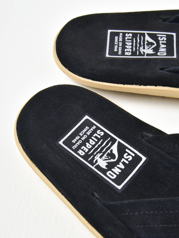 Island Slipper Classic Ultimate Suede Sandals - Black Island Slipper Classic Ultimate Suede Sandals - Black