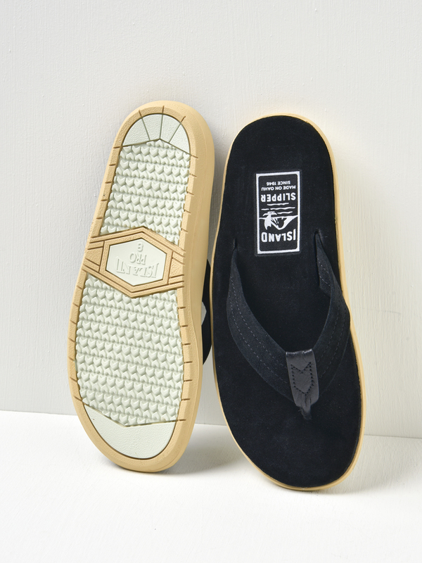 Island Slipper Classic Ultimate Suede Sandals - Black Island Slipper Classic Ultimate Suede Sandals - Black