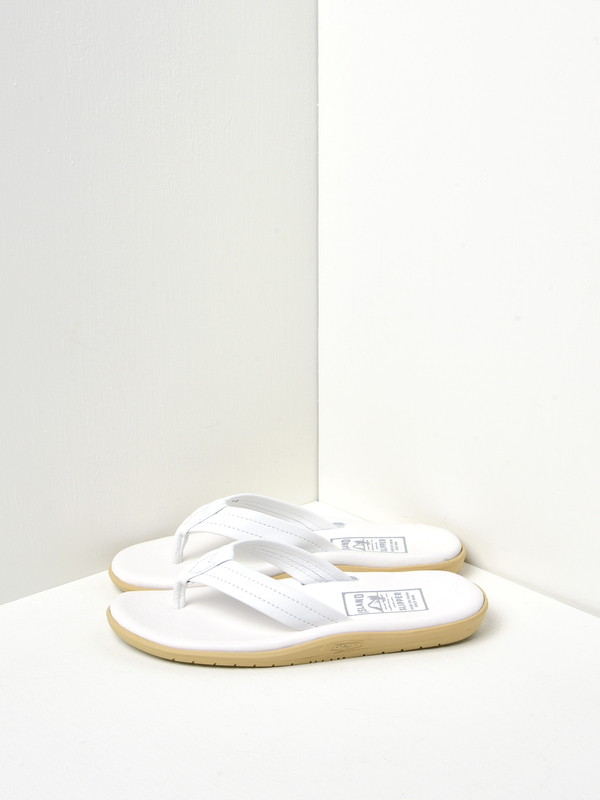 Island Slipper Classic Leather Sandals - White Island Slipper Classic Leather Sandals - White