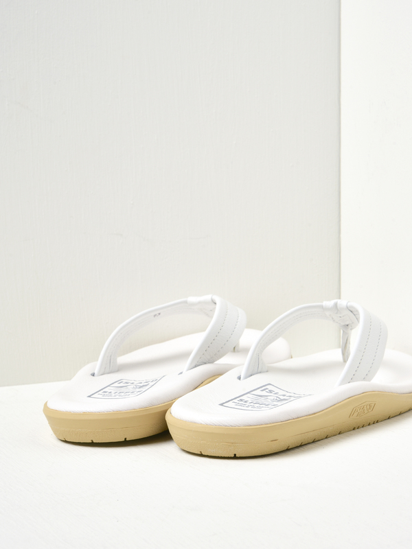 Island Slipper Classic Leather Sandals - White Island Slipper Classic Leather Sandals - White