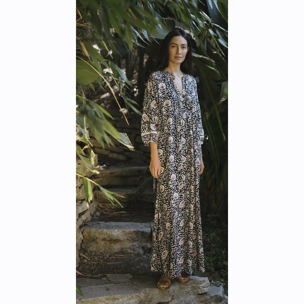 Natalie Martin Sammie Maxi - Vintage Flowers Midnight | Garmentory