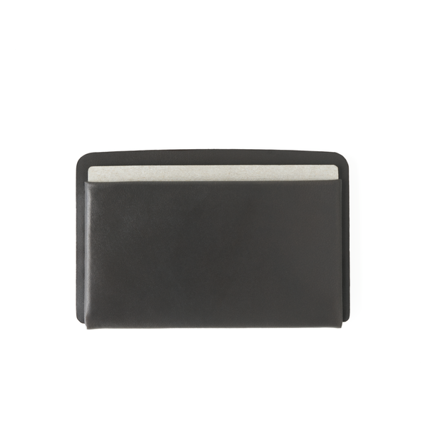 MAKR Loop Landscape Cardholder - Gunmetal Horween® Chromexcel® Leather MAKR Loop Landscape Cardholder - Gunmetal Horween® Chromexcel® Leather
