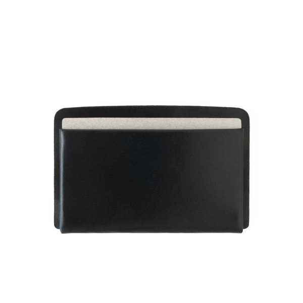 MAKR Loop Landscape Cardholder - Black Horween Chromexcel Leather MAKR Loop Landscape Cardholder - Black Horween Chromexcel Leather