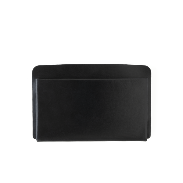 MAKR Loop Landscape Cardholder - Black Horween Chromexcel Leather MAKR Loop Landscape Cardholder - Black Horween Chromexcel Leather