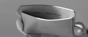 MAKR Loop Landscape Cardholder - Smooth Moss Horween Leather MAKR Loop Landscape Cardholder - Smooth Moss Horween Leather
