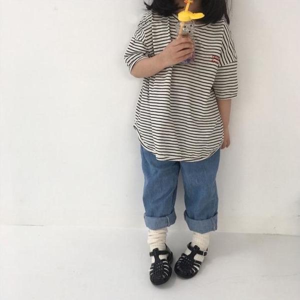 Kids Mini Bongbong Denim Pant - Vintage Blue Kids Mini Bongbong Denim Pant - Vintage Blue