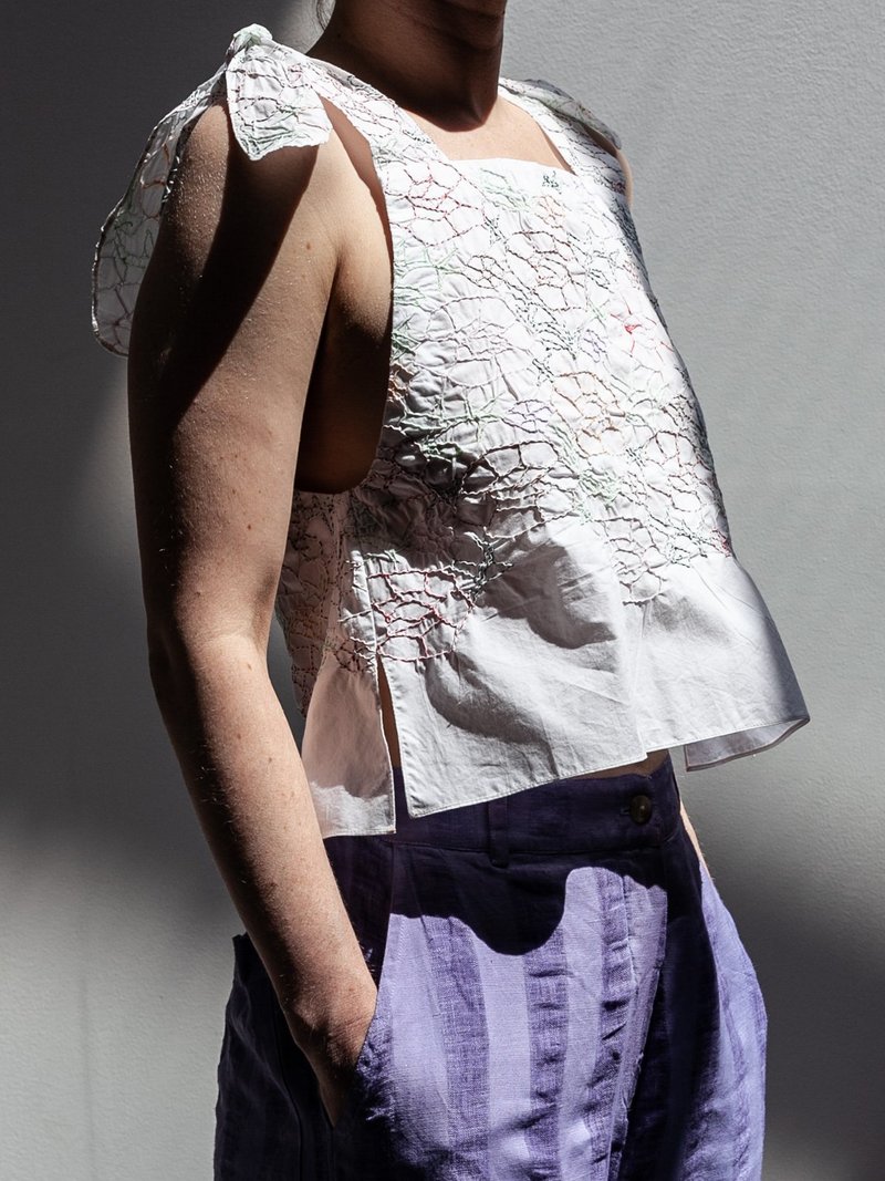 Untitled Co. Devi Pinch Cami - White