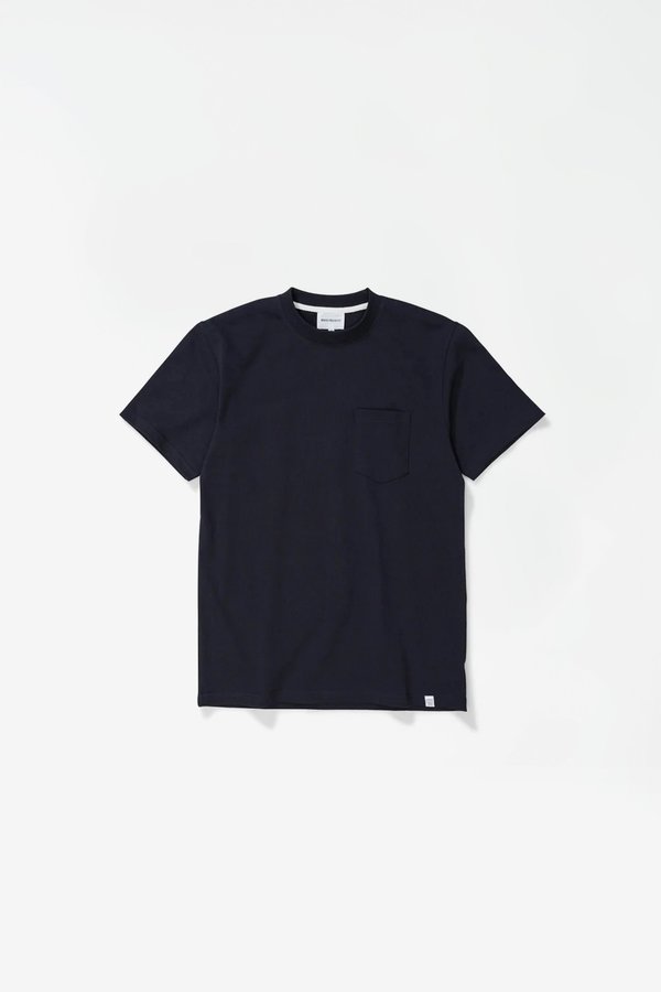 Norse Projects Johannes Pocket SS t-shirt - dark navy Norse Projects Johannes Pocket SS t-shirt - dark navy