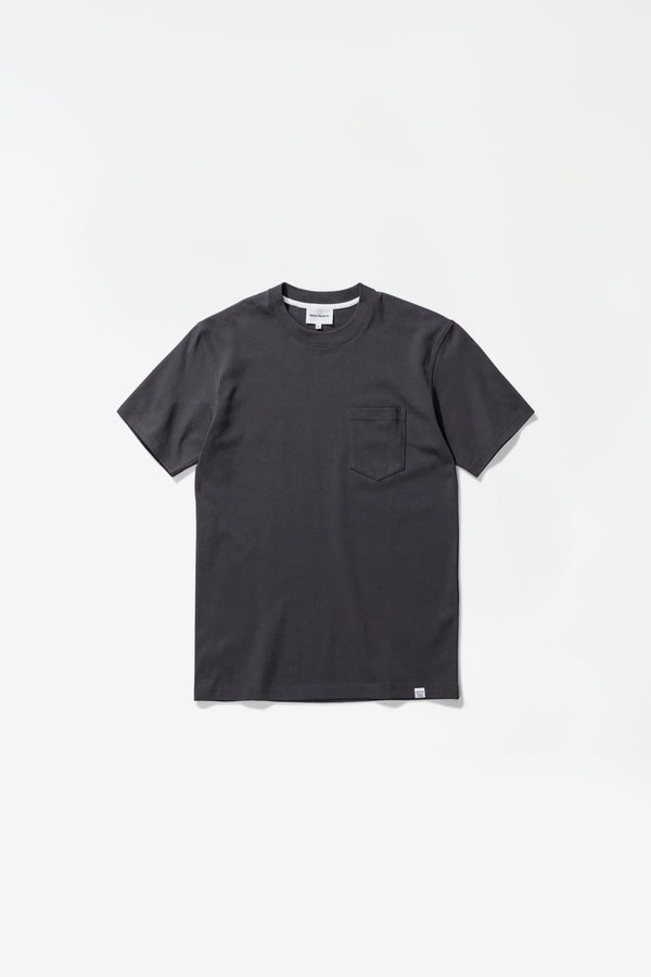Norse Projects Johannes Pocket SS T-shirt - Slate Grey Norse Projects Johannes Pocket SS T-shirt - Slate Grey