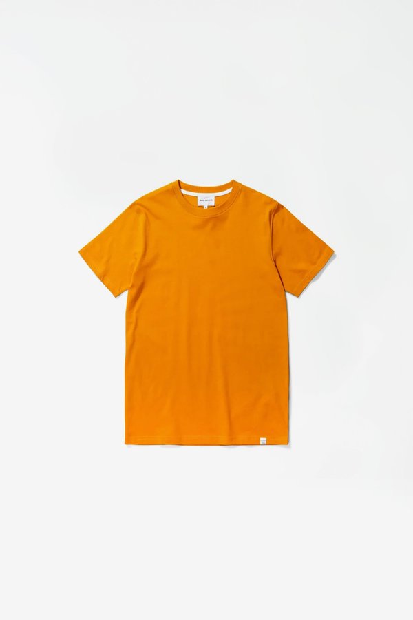 Norse Projects Niels Standard SS t-shirt - cadmiun orange Norse Projects Niels Standard SS t-shirt - cadmiun orange