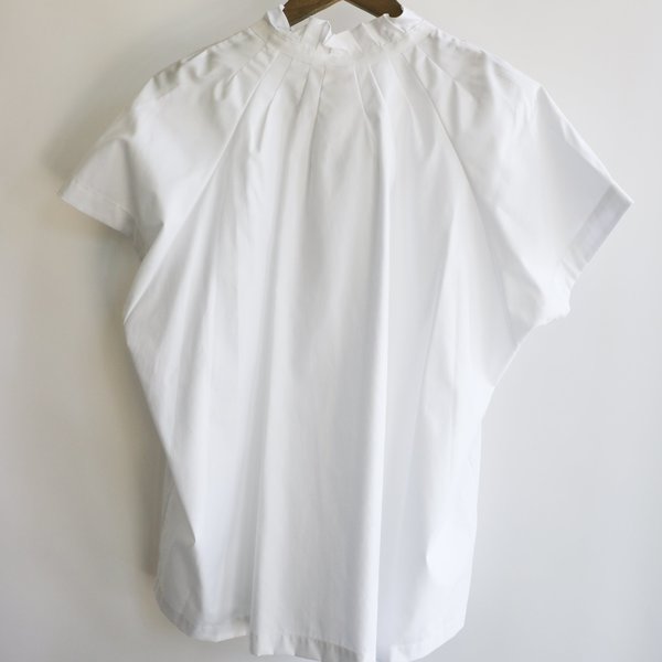 Zero + Maria Cornejo Pintuck Gaban Shirt - White