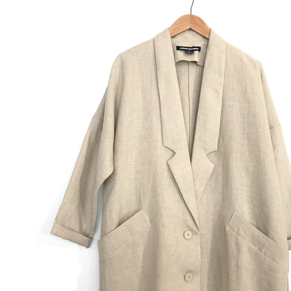 Valérie Dumaine Hayden Linen Jacket - Natural Valérie Dumaine Hayden Linen Jacket - Natural