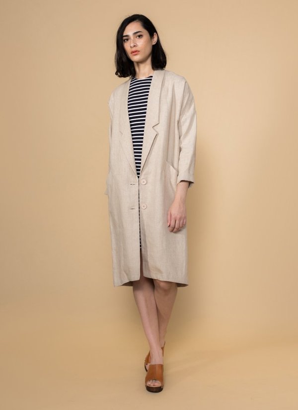 Valérie Dumaine Hayden Linen Jacket - Natural Valérie Dumaine Hayden Linen Jacket - Natural