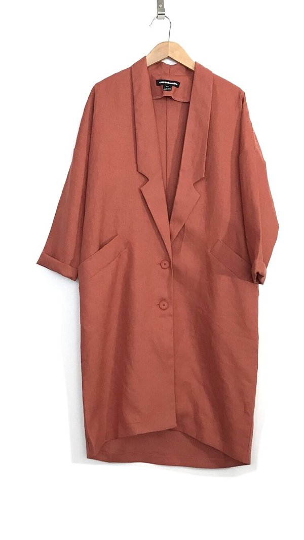 Valérie Dumaine Hayden Linen Jacket - Terra Cotta Valérie Dumaine Hayden Linen Jacket - Terra Cotta
