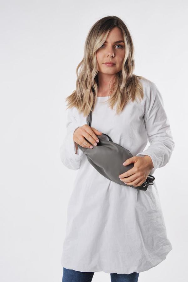 Bonastre Ring Crossboday Bag - Grey Bonastre Ring Crossboday Bag - Grey