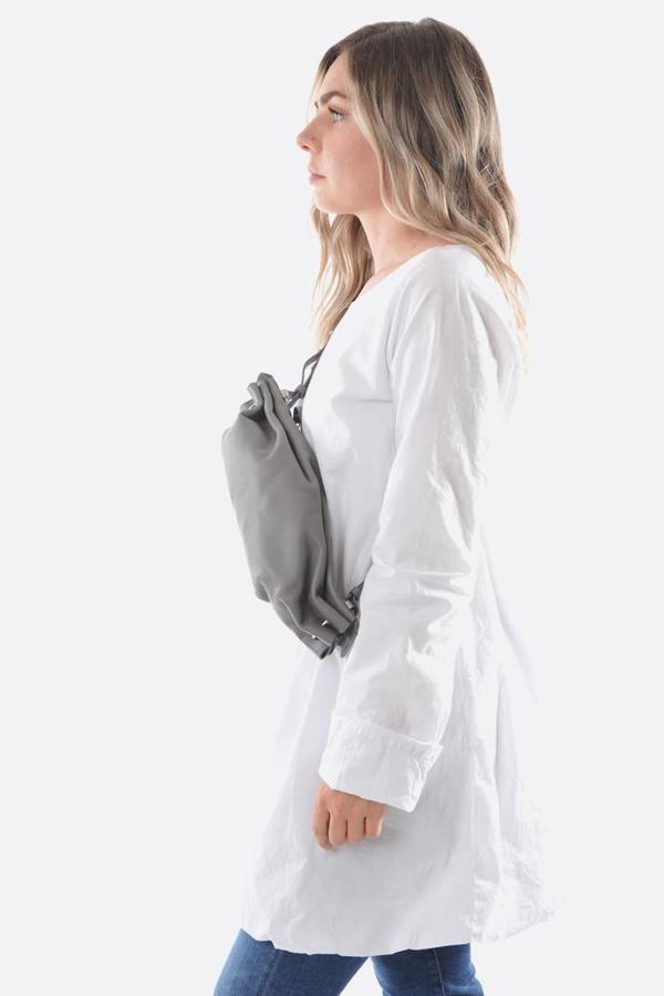 Bonastre Ring Crossboday Bag - Grey Bonastre Ring Crossboday Bag - Grey