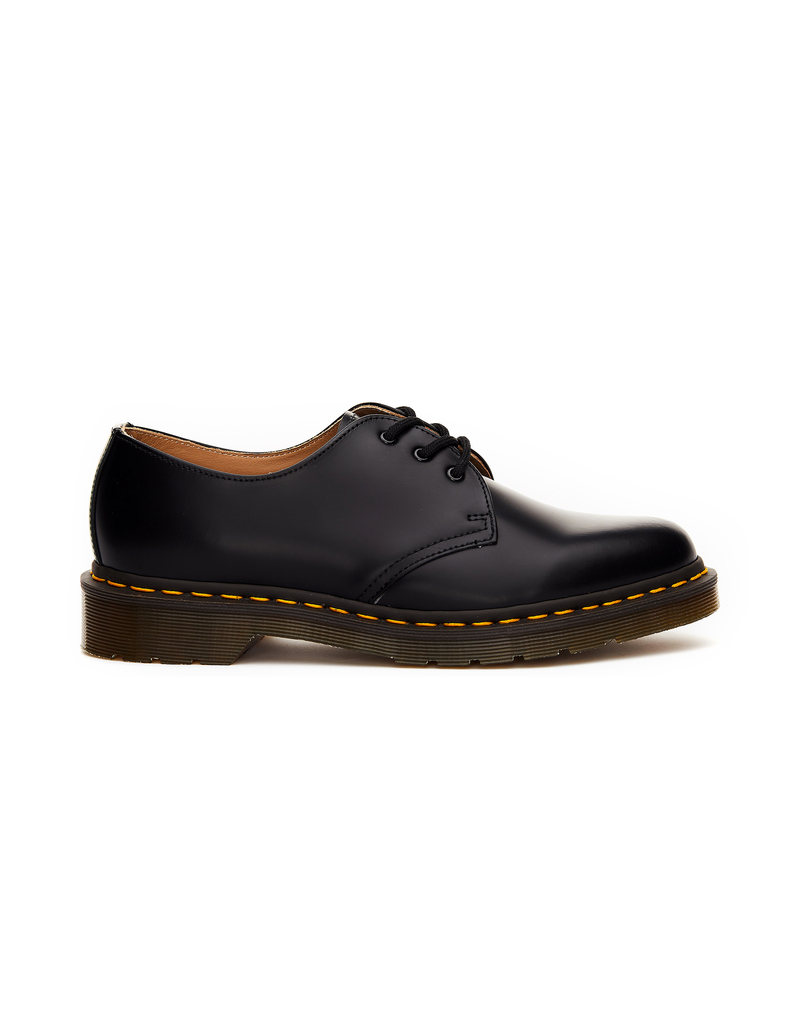 Comme des Garcons CdG Dr.Martens 1461 Black Leather Boots | Garmentory