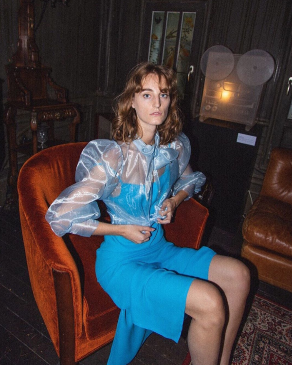 Aryne PYRENE TOP - blue