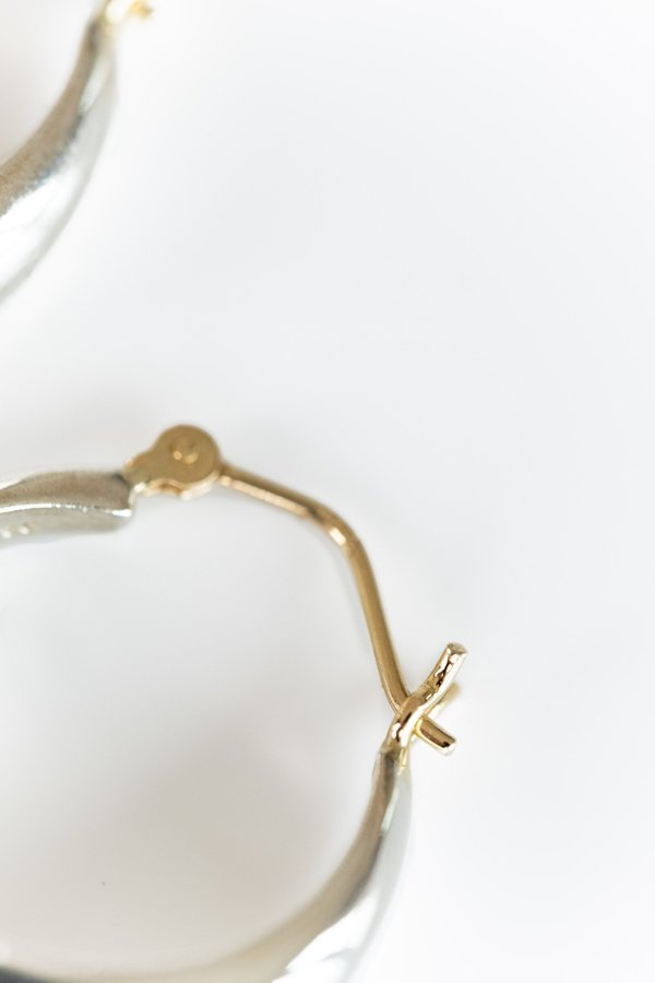Blanca Monrós Gómez DOME HOOPS - 14K Gold/Sterling silver Blanca Monrós Gómez DOME HOOPS - 14K Gold/Sterling silver