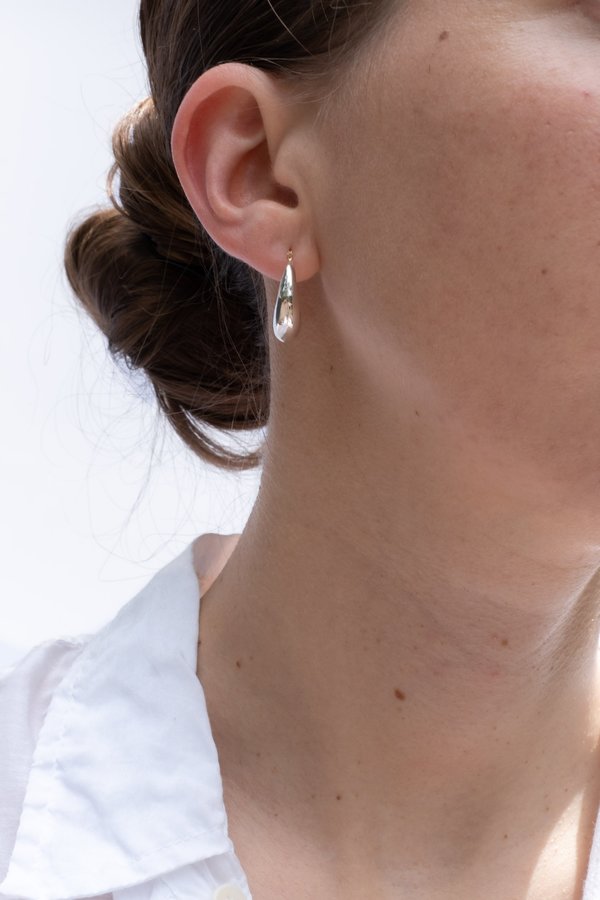 Blanca Monrós Gómez DOME HOOPS - 14K Gold/Sterling silver Blanca Monrós Gómez DOME HOOPS - 14K Gold/Sterling silver