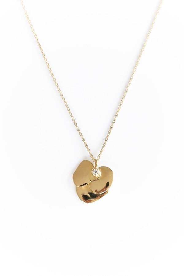 Blanca Monrós Gómez VIOLET NECKLACE - 14k gold Blanca Monrós Gómez VIOLET NECKLACE - 14k gold