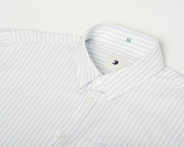 Delikatessen Vintage Stripe Proper Shirt - White Delikatessen Vintage Stripe Proper Shirt - White