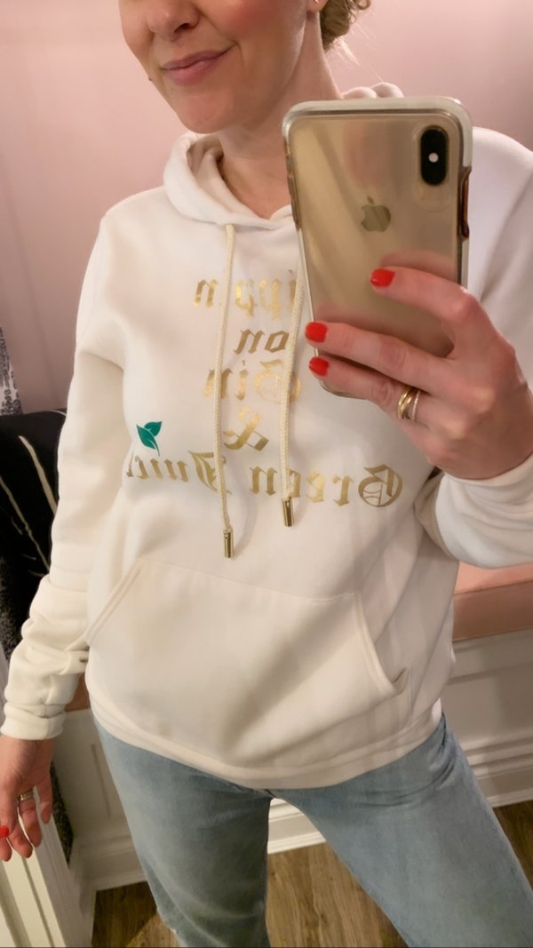 Le Superbe Gin and Juice Hoodie Sweatshirt - Natural Le Superbe Gin and Juice Hoodie Sweatshirt - Natural