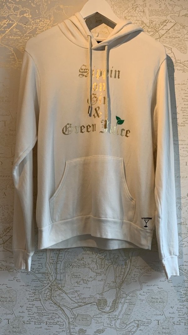 Le Superbe Gin and Juice Hoodie Sweatshirt - Natural Le Superbe Gin and Juice Hoodie Sweatshirt - Natural