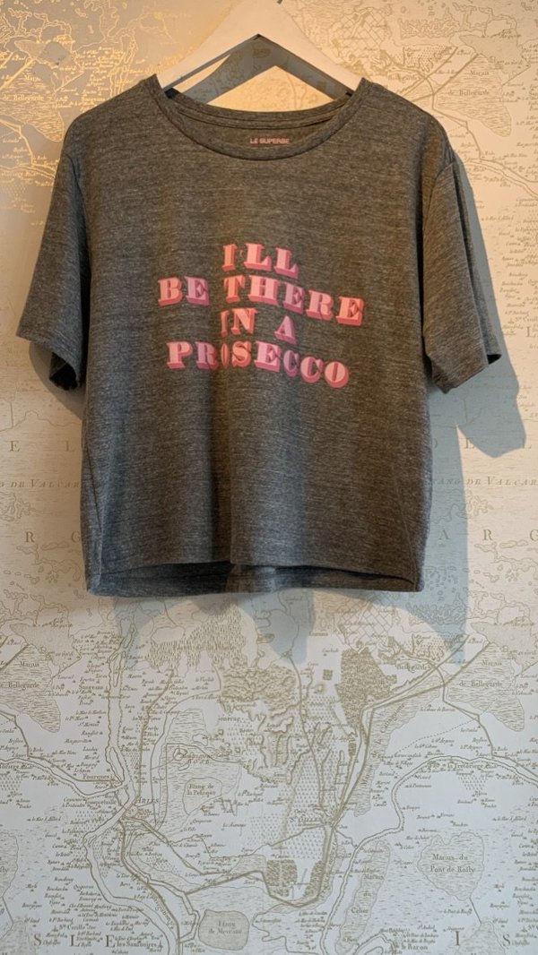 Le Superbe One Prosecco Tee - Grey/Pink Le Superbe One Prosecco Tee - Grey/Pink